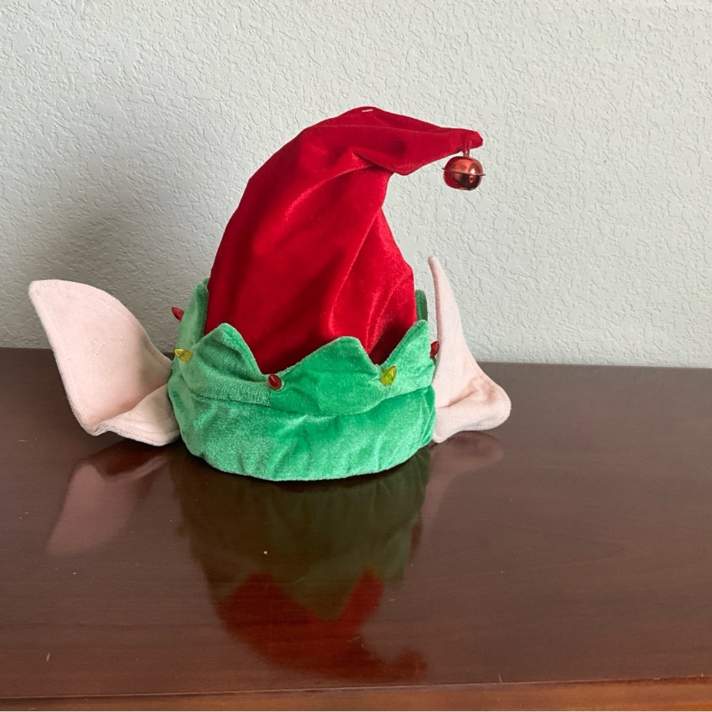 Whimsical Elf Hat Red and Green